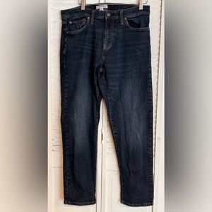 Lucky Brand Mens size 34x30 dark blue jeans 221 Straight W34 L30